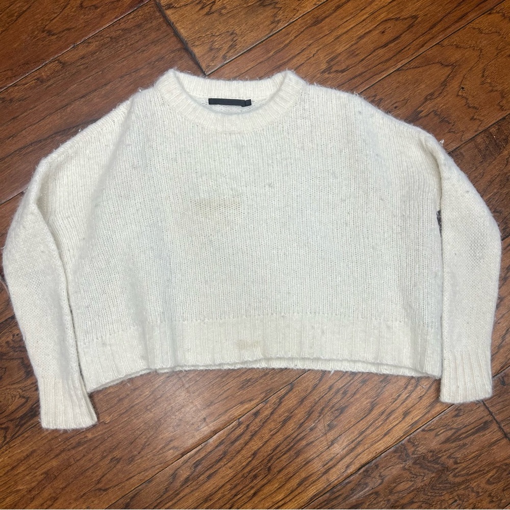 Jenni Kayne baby alpaca wool Crew Neck Sweater